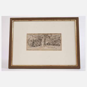 Ferdinand Balzer, Im Biergarten