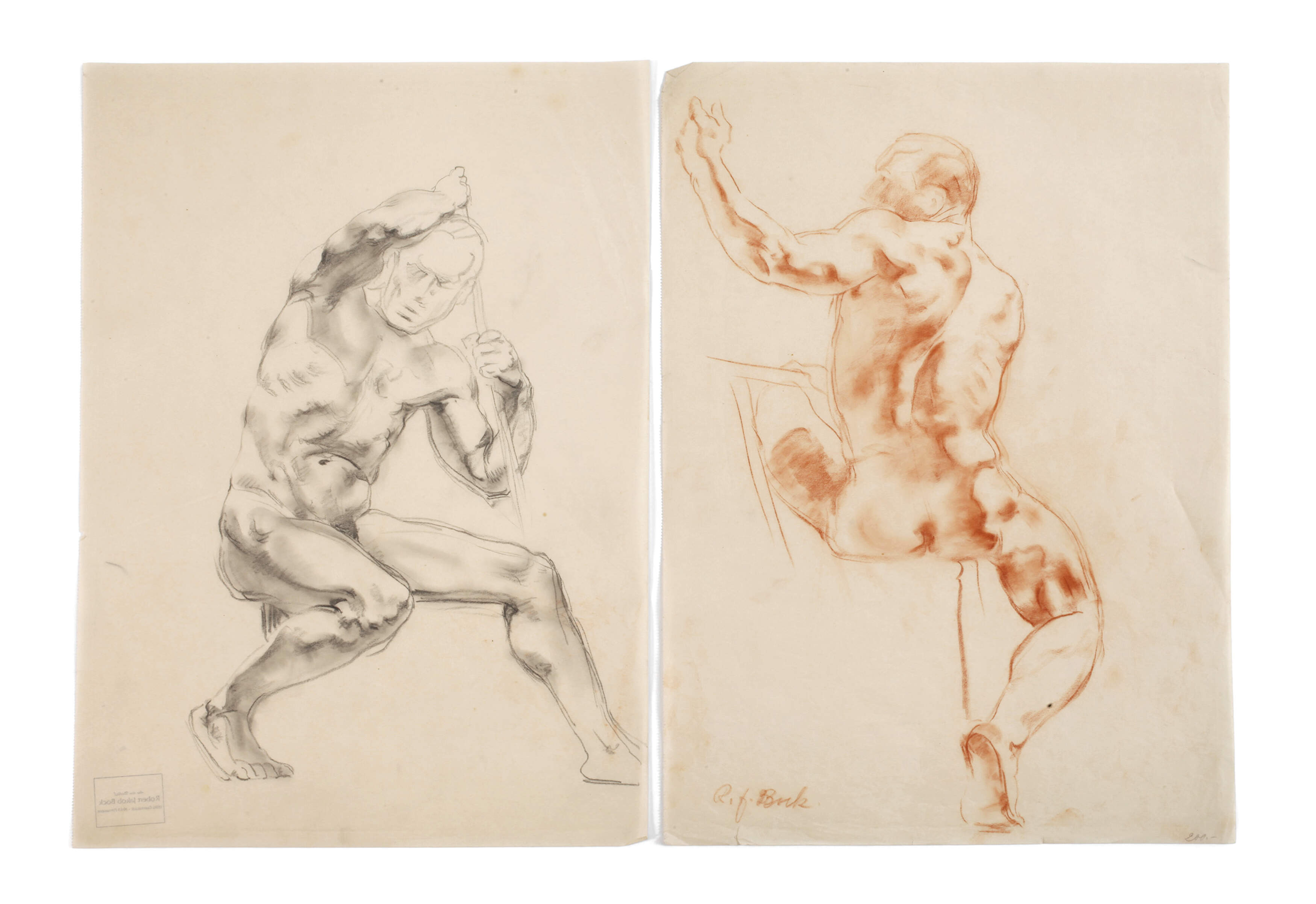 Robert Jacob Bock, Paar Männerakte