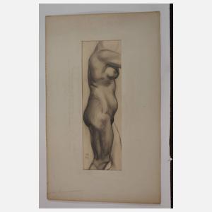 Max Burchartz, Stehender Damenakt