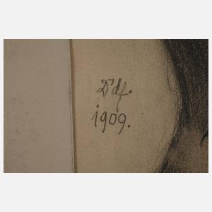 Max Burchartz, Stehender Damenakt