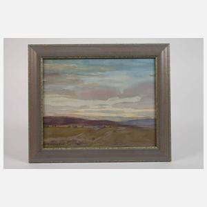 Fritz Hildebrandt, Sonnenuntergang bei Tozeur