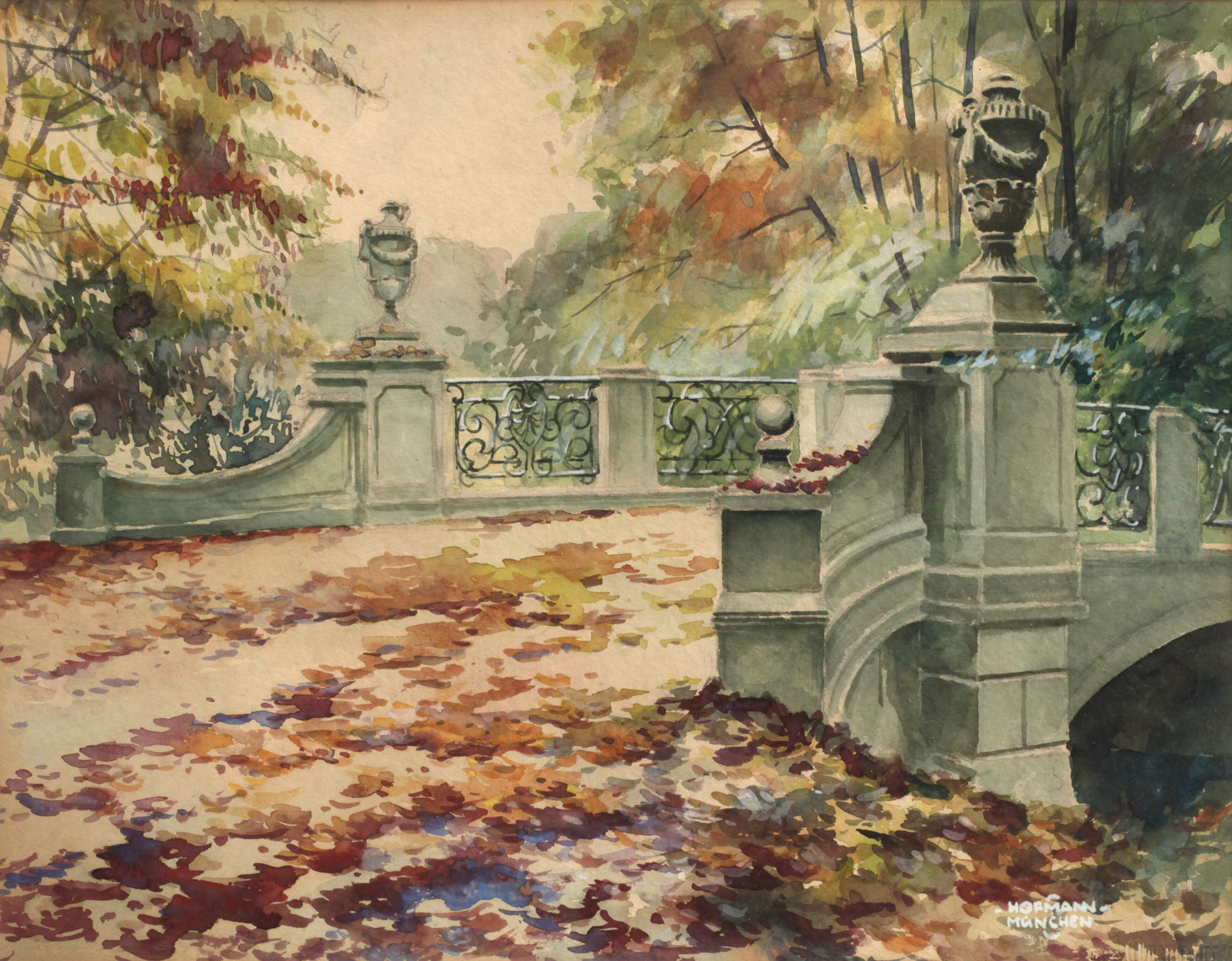 Hofmann, Brücke im Nymphenburger Park