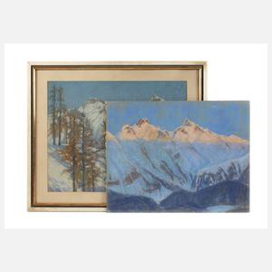 Leonhard Kaupisch, Paar Gebirgslandschaften