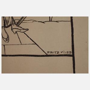 Fritz Klee, Humoristische Zeichnungen