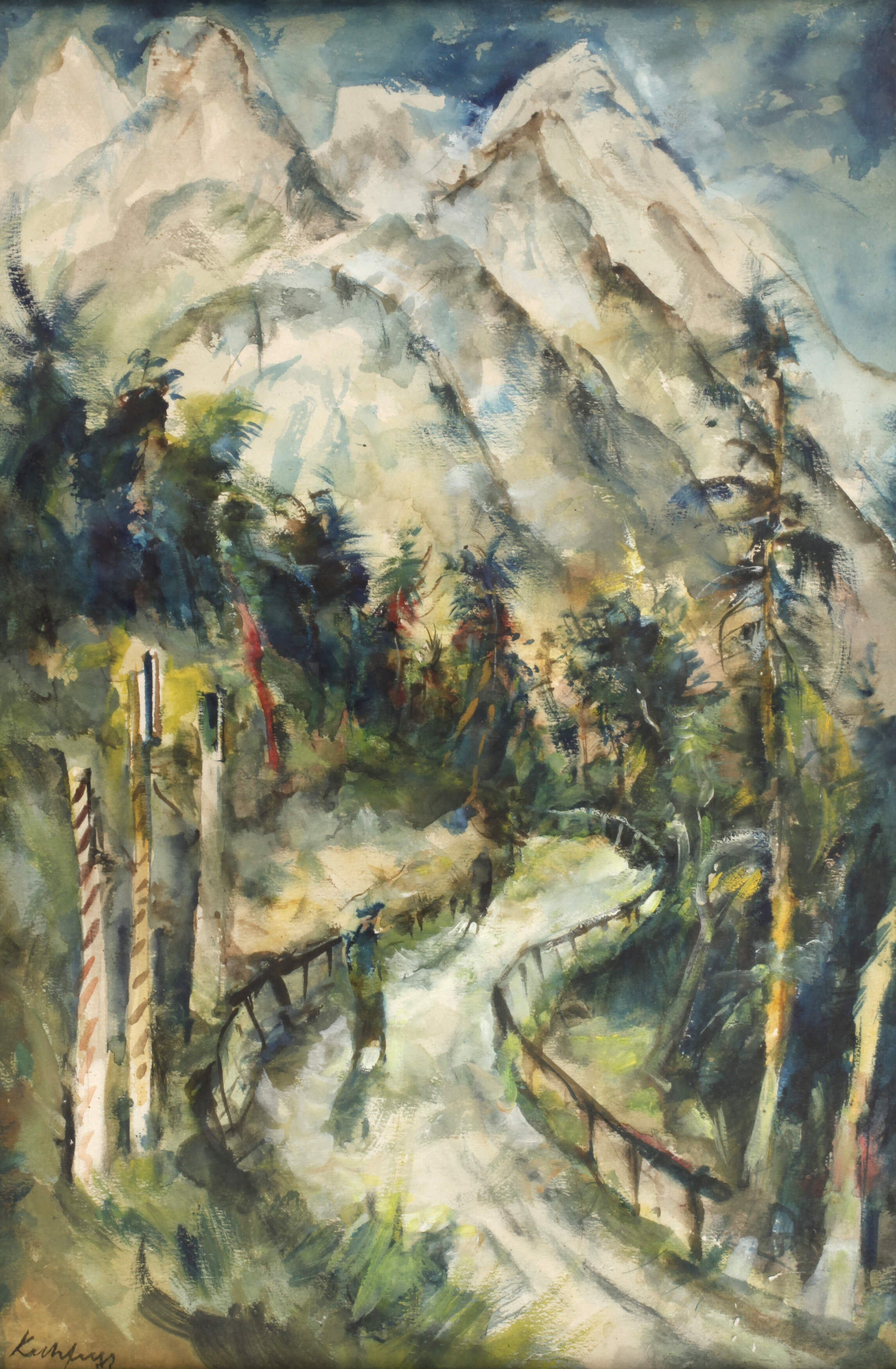 Paul Kuhfuss, Spaziergänger im Gebirge