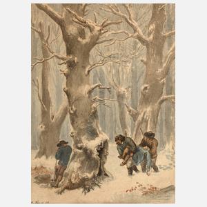 Gustav Süs, Begräbnis im Wald