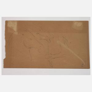 Max Liebermann, Paar Zeichnungen