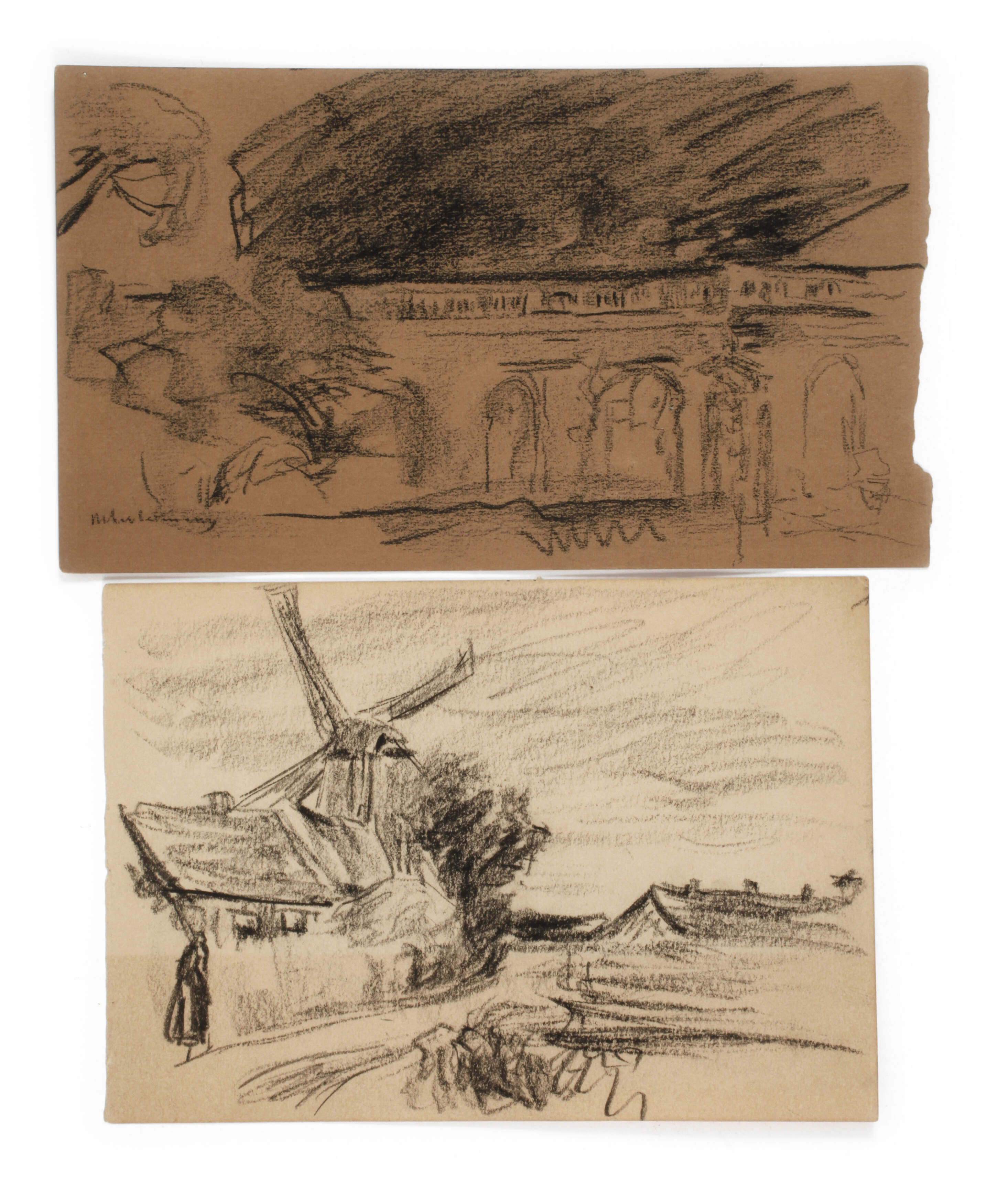 Max Liebermann, Paar Zeichnungen