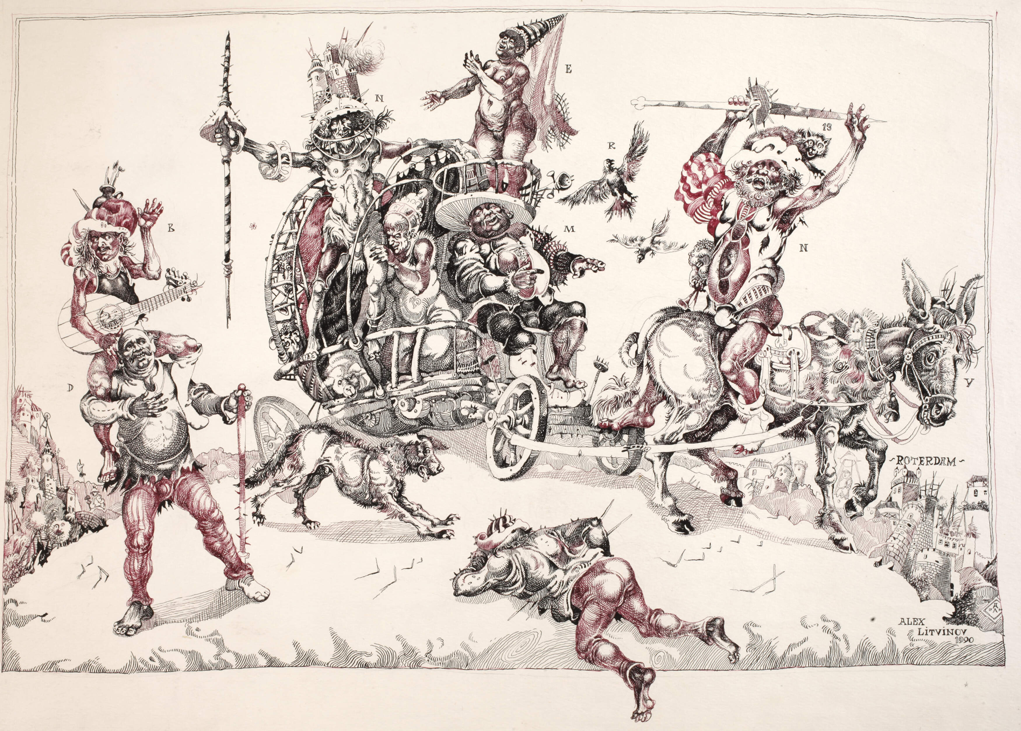 Alexander Litvinov, Fahrendes Volk