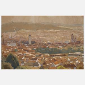 Martin Nicolaus, attr., Ansicht von Stuttgart