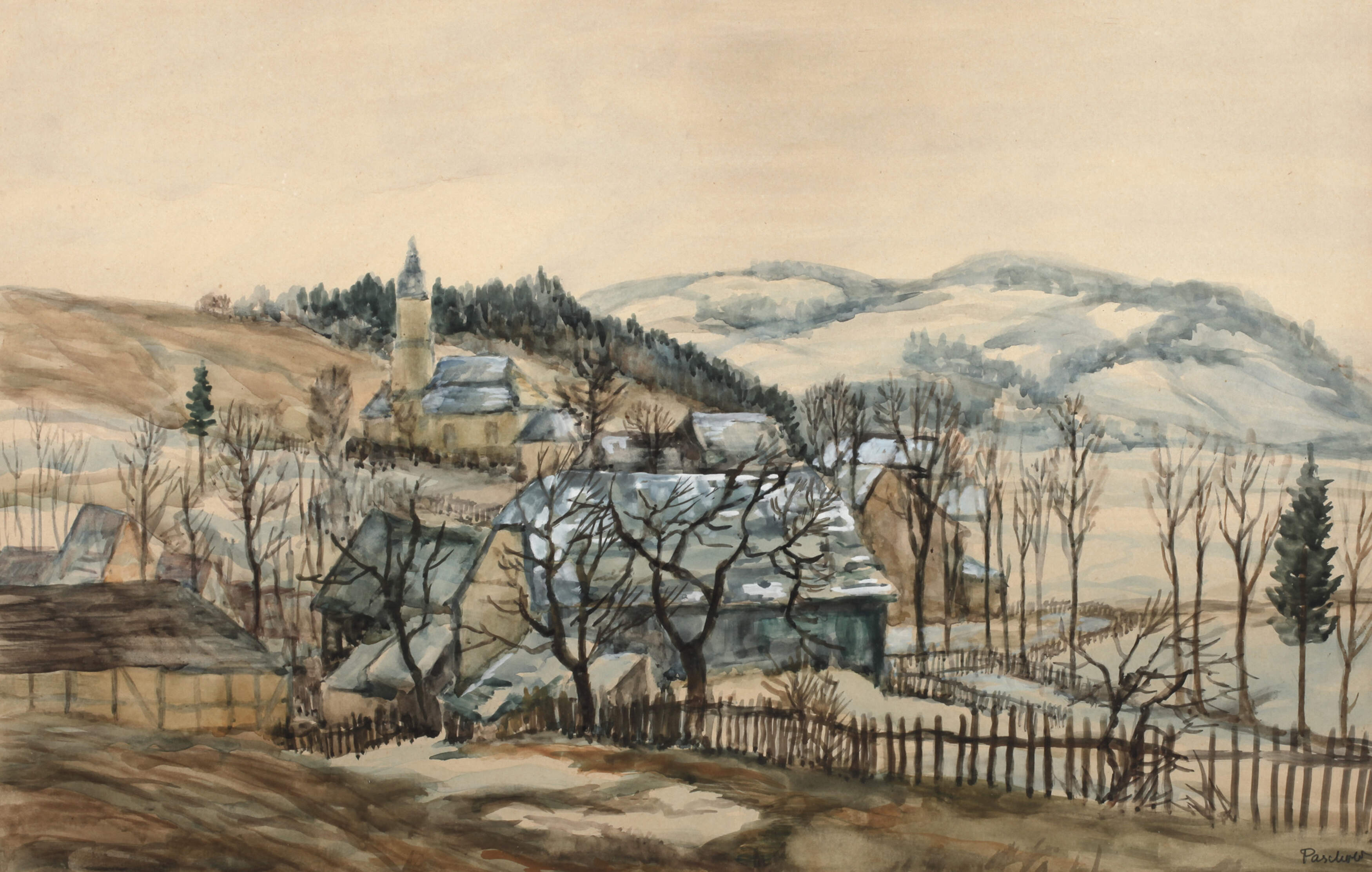 Hermann Paschold, "März im Weidatal"