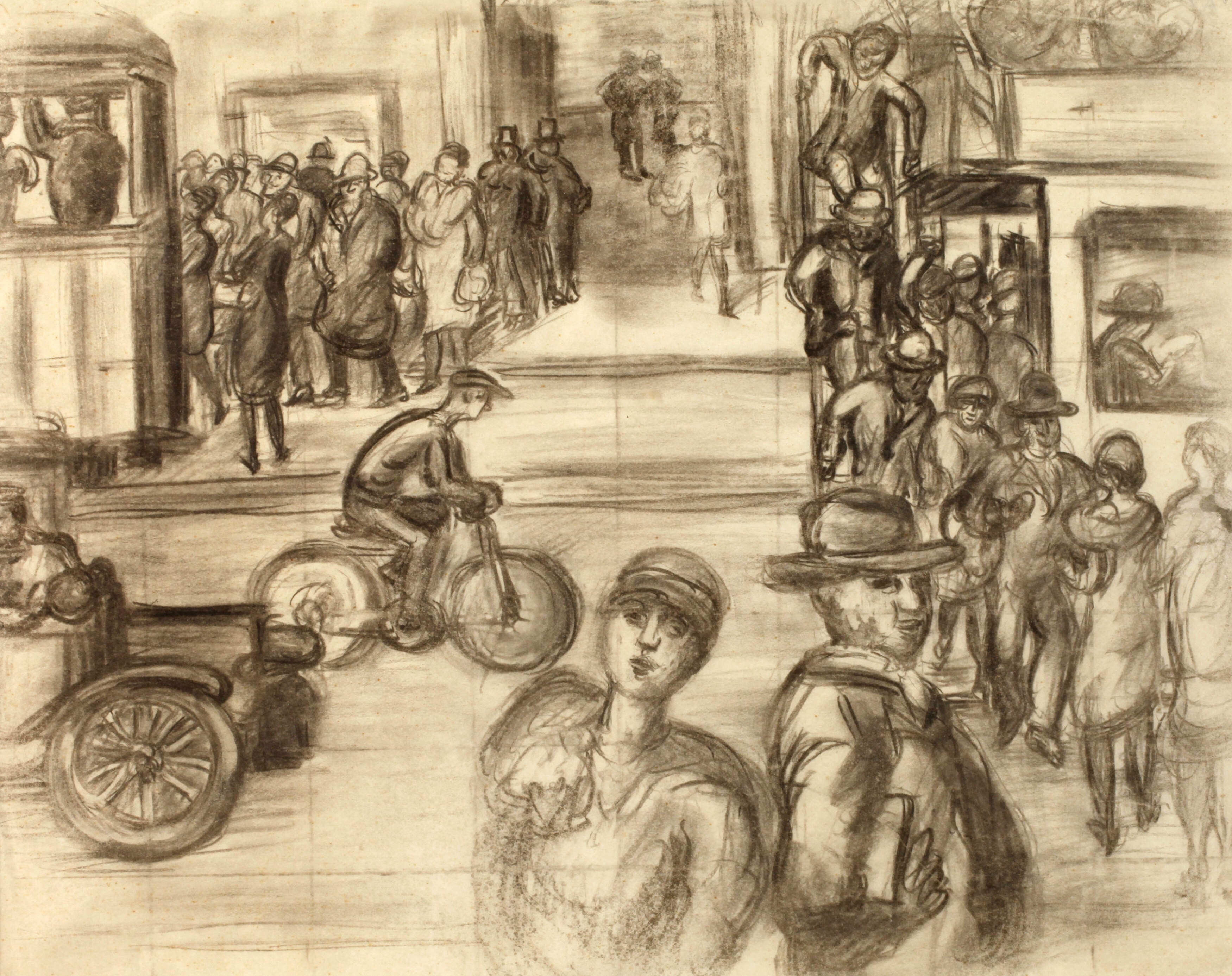 Leo Prochownik, attr., In der Großstadt