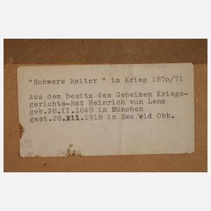 Ludwig Putz, "Schwere Reiter im Krieg"