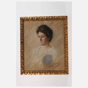 Otto Sander-Herweg Pastell, Damenportrait