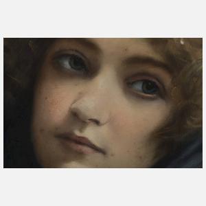 E. Trevisan, Bildnis einer jungen Frau