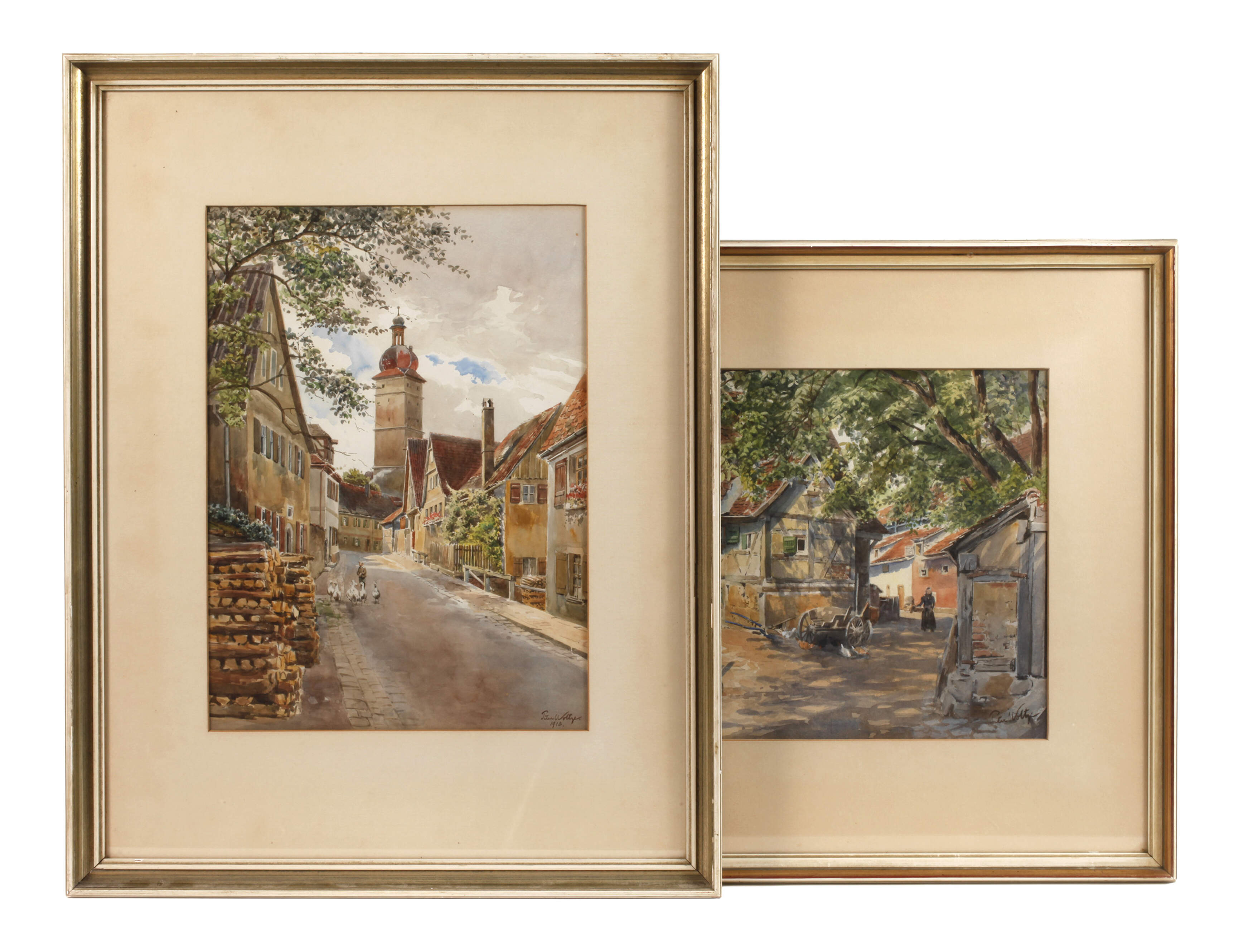 Peter Woltze, Paar Stadtansichten