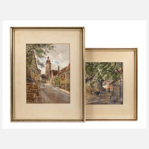 Peter Woltze, Paar Stadtansichten