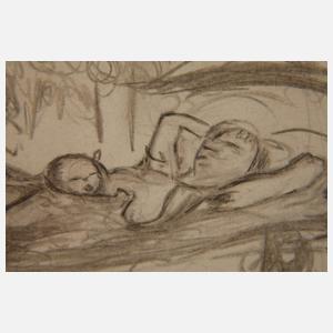 Heinrich Zille, attr., "Auf Wanzenjagd"