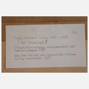 Heinrich Zille, attr., "Auf Wanzenjagd"