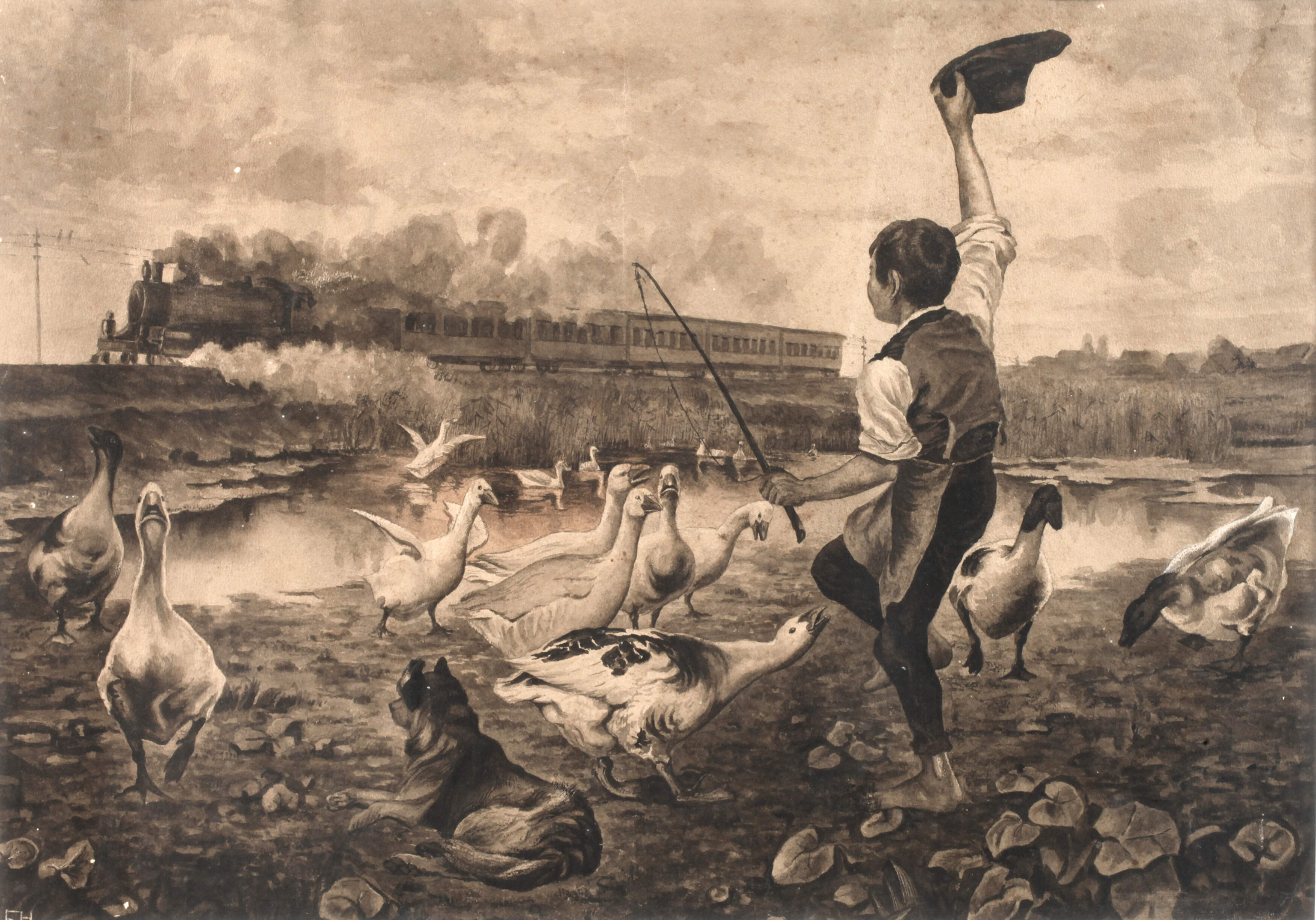 Hurra, der Zug kommt