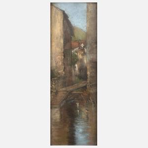 Monogrammist MS, Bach im Bergdorf