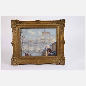 Winterliche Stadtansicht