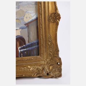 Winterliche Stadtansicht