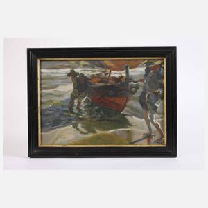 Heimkehrende Fischer