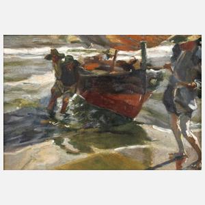 Heimkehrende Fischer