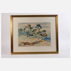 Yves Brayer, Am Seeufer