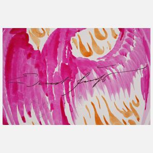 Ernst Fuchs, Tellerentwurf Phönix