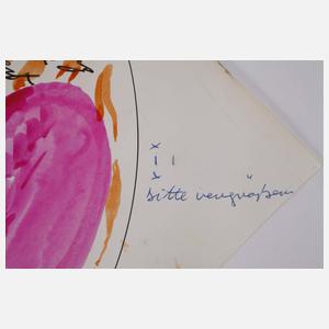 Ernst Fuchs, Tellerentwurf Phönix