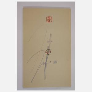 Horst Janssen, Drei Leporellos mit Zeichnungen