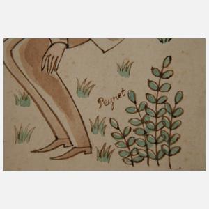 Raymond Peynet, Liebesglück – Serie von 6 Entwürfen