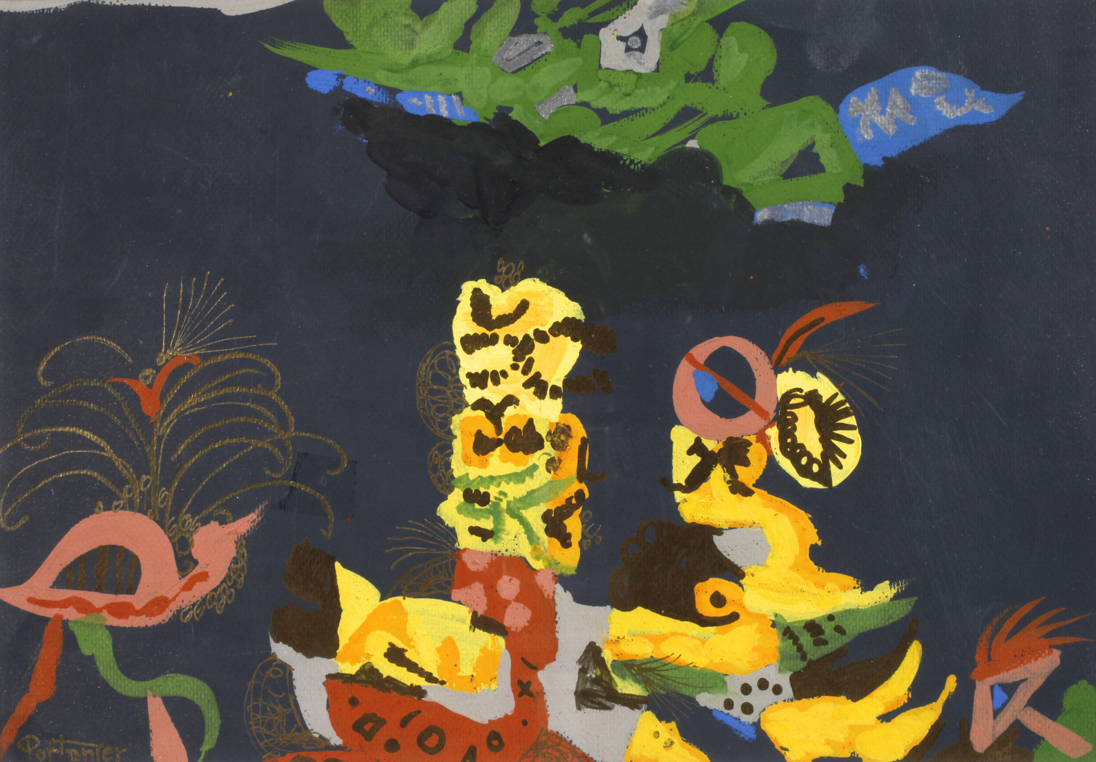 Gilbert Portanier, Skurrile Szene