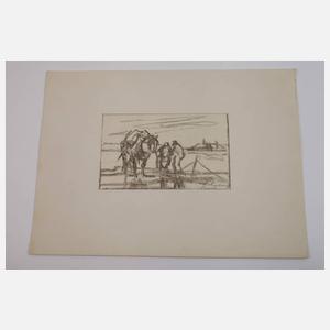 Julius Seyler, Konvolut Zeichnungen