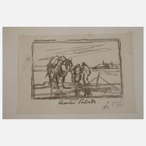 Julius Seyler, Konvolut Zeichnungen