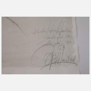 Björn Wiinblad, Junge Frau mit Vogel