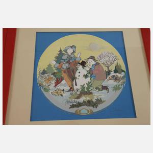 Bjørn Wiinblad, "Jahresreigen"