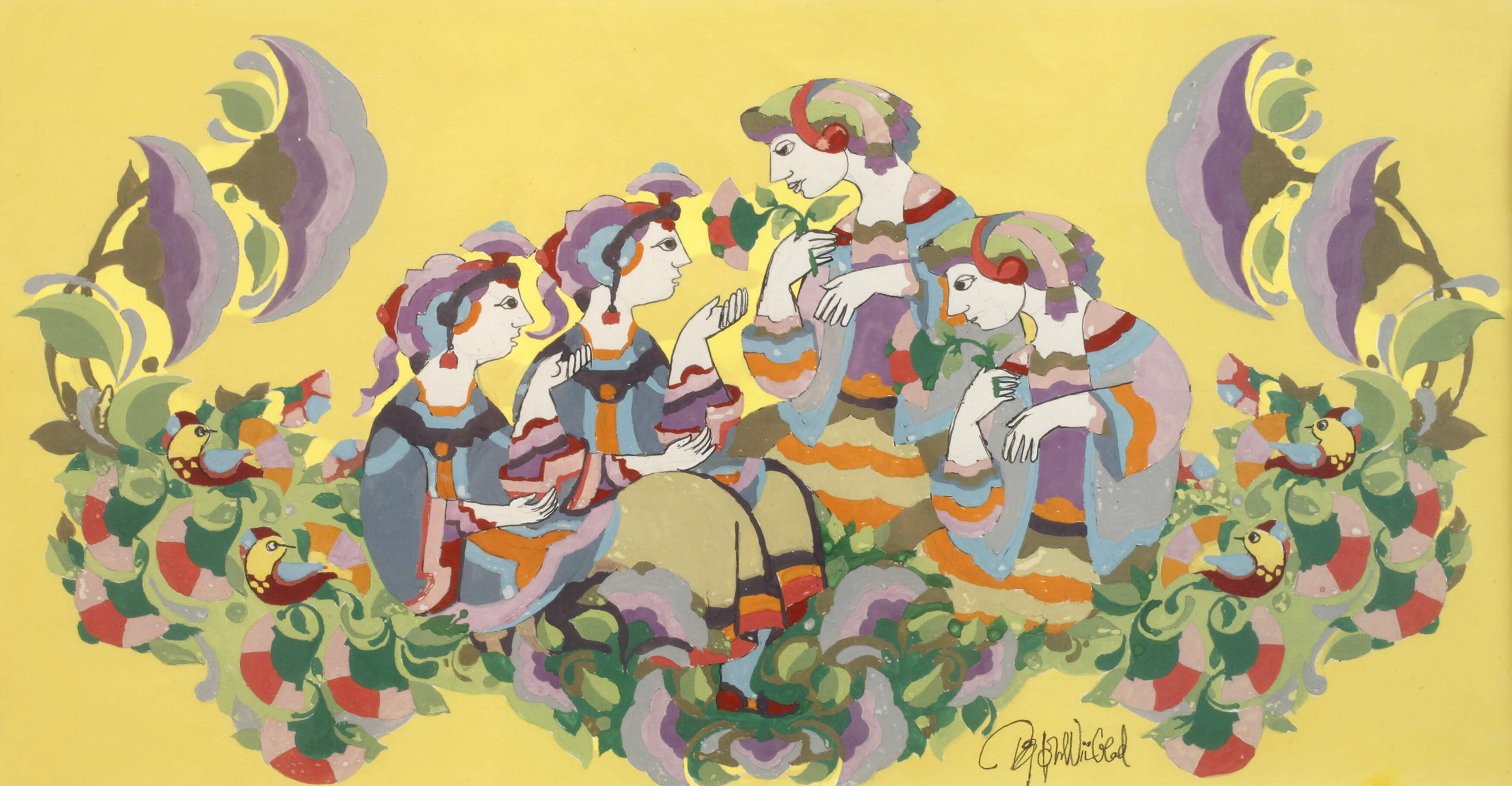 Bjørn Wiinblad, Figurative Szene