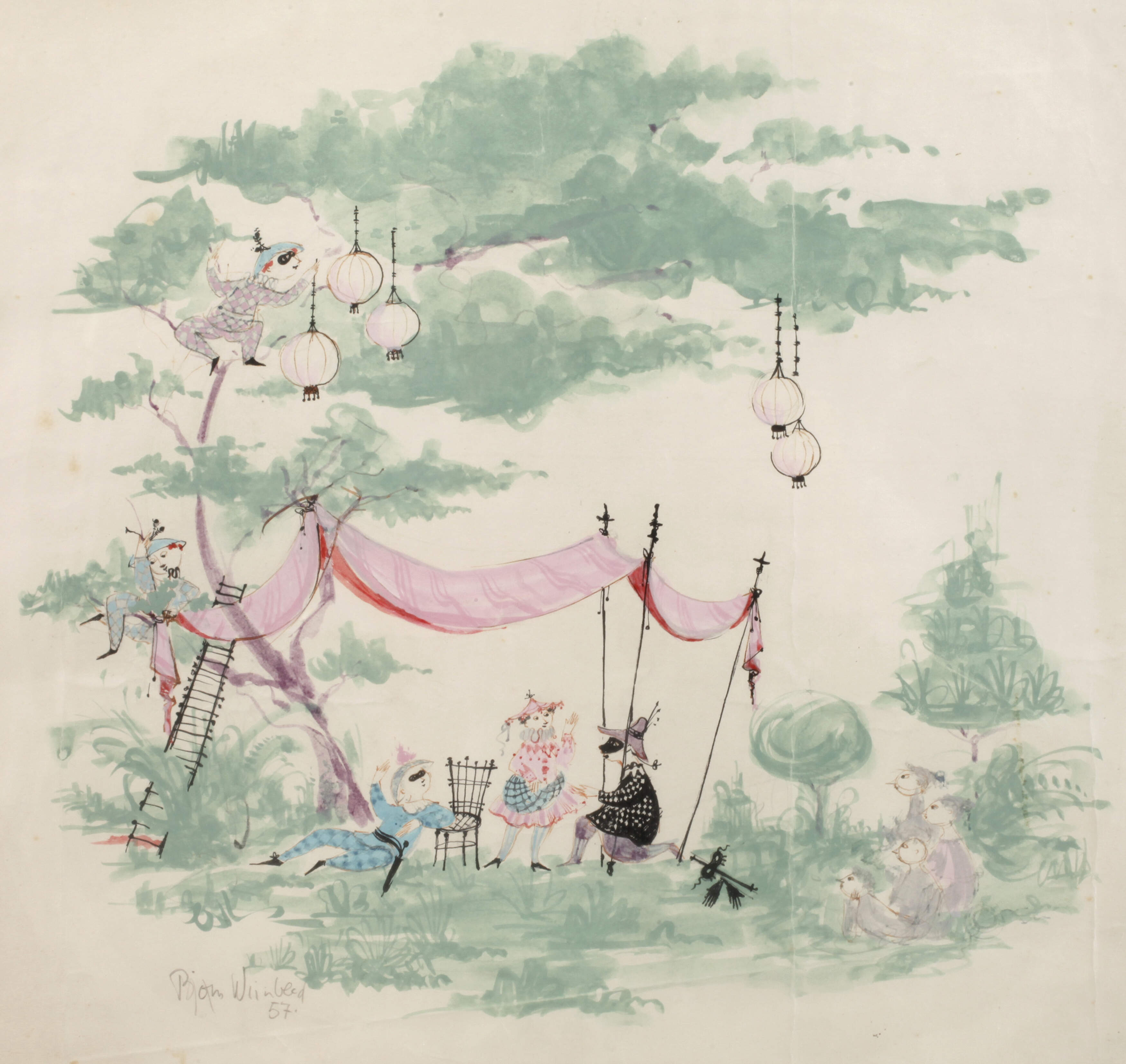 Bjørn Wiinblad, Theater im Grünen