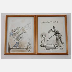 F. W. Bernstein, Konvolut Karikaturen