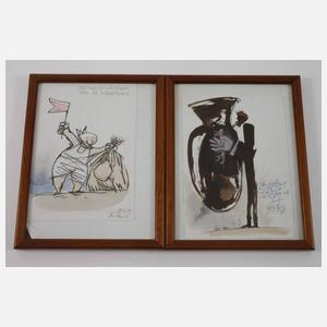 F. W. Bernstein, Konvolut Karikaturen