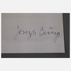 Josef Beuys, "Fettbrief"