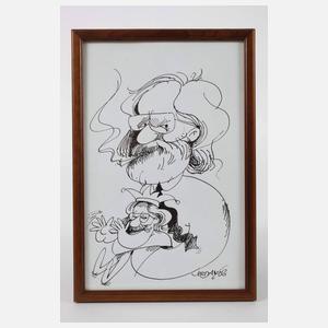 Achim Jordan, Paar Karikaturen