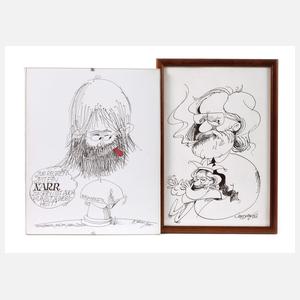 Achim Jordan, Paar Karikaturen