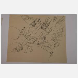 Armin Saub, Konvolut Arbeiten auf Papier