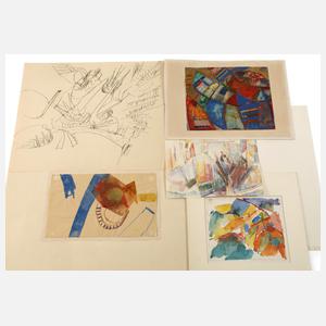 Armin Saub, Konvolut Arbeiten auf Papier