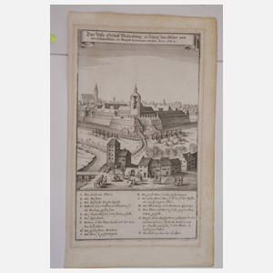 Matthäus Merian, Erstürmung der Pleißenburg Leipzig