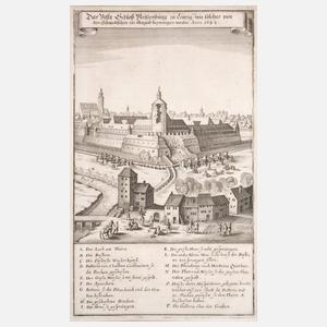 Matthäus Merian, Erstürmung der Pleißenburg Leipzig